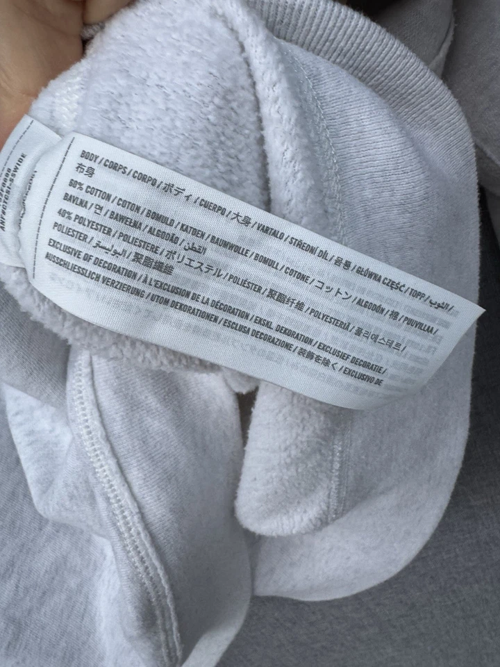 Sudadera gris mediana Abercrombie & Fitch Soft colección A&F para mujer Foto 3 de 4