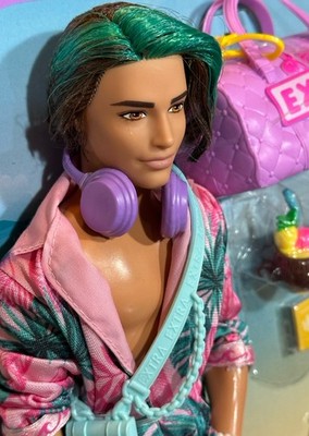 Barbie Extra Fly Latino Hispanic Ken w Rooted Hair & Jointed Body     