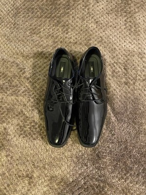Joseph Abboud Men s Lacquer Black Dress Shoes Size 9,5