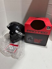 NEW Pro-Tec Full Cut Water Helmet Size XL Gloss Black