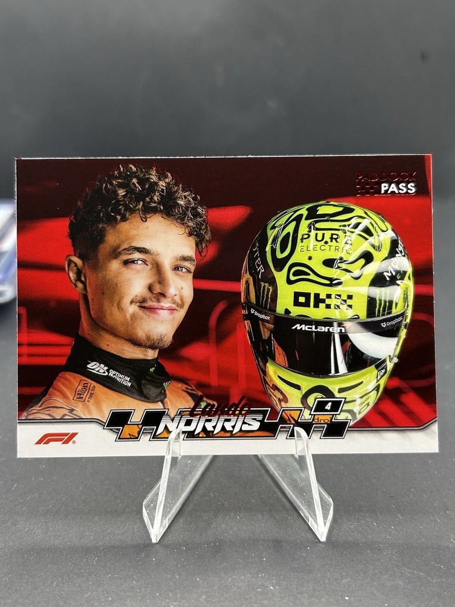 2024 Topps Paddock Pass Formula 1 - Close Ups Lando Norris #57 Red