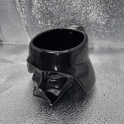 Star Wars Darth Vader 3D Sculpted Mug Zak Designs Ceramic Coffee Cup 2015 Black