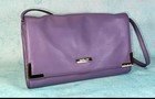 MICHAEL KORS Beverly Wisteria Purple CLUTCH PURSE HANDBAG LEATHER NWT