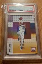 2017 Panini Status Seth Curry Ssp  PSA Mint 9 GOLD #’d 1/10 Card # 81