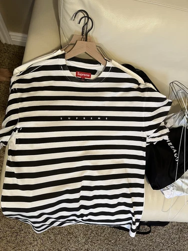 T shirt rayé Supreme taille M