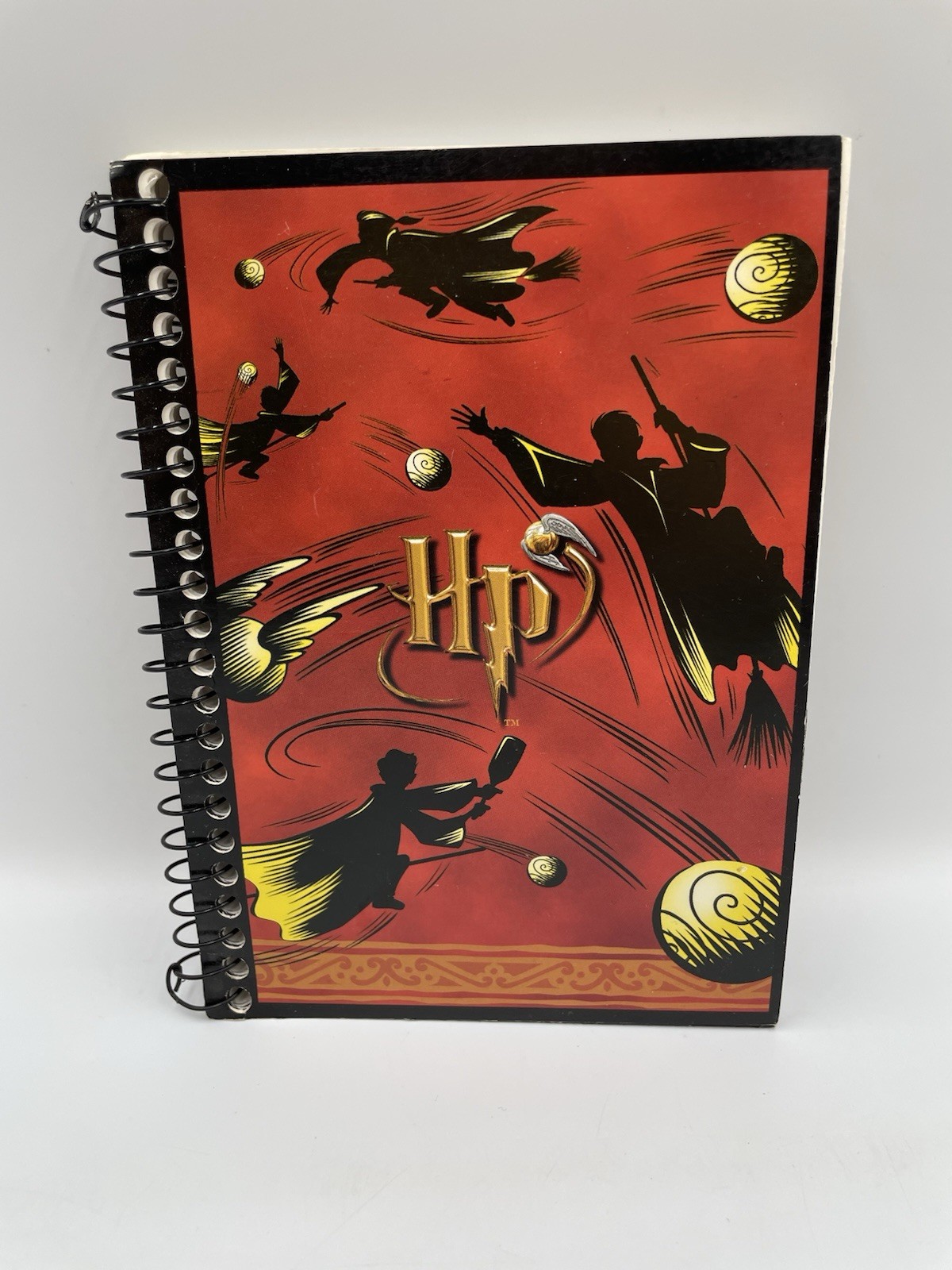 Cuaderno espiral Harry Potter 2001 hidromiel de colección excelente estado