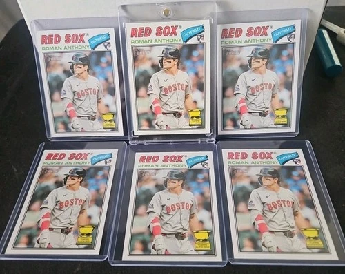 2026 Topps Heritage - Roman Anthony (RC) Cup Card X6 Graders Pack Flawless