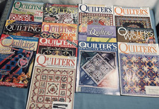 Vintage Lot 13 Quilting Magazine Collection Patterns Quilters Sewing Projects