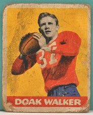 1948 Leaf Set-Break #  4 Doak Walker RC LOW GRADE 