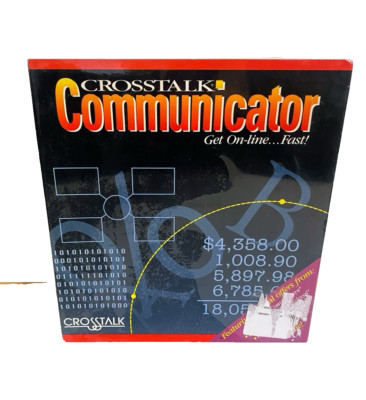 VINTAGE Crosstalk Communicator - Get On-line Fast! DCA New Sealed Box Computing