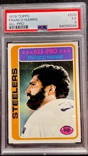 1978 Topps #500 Franco Harris All-Pro  PSA 5 EX. Freshly Graded.ENN Cards