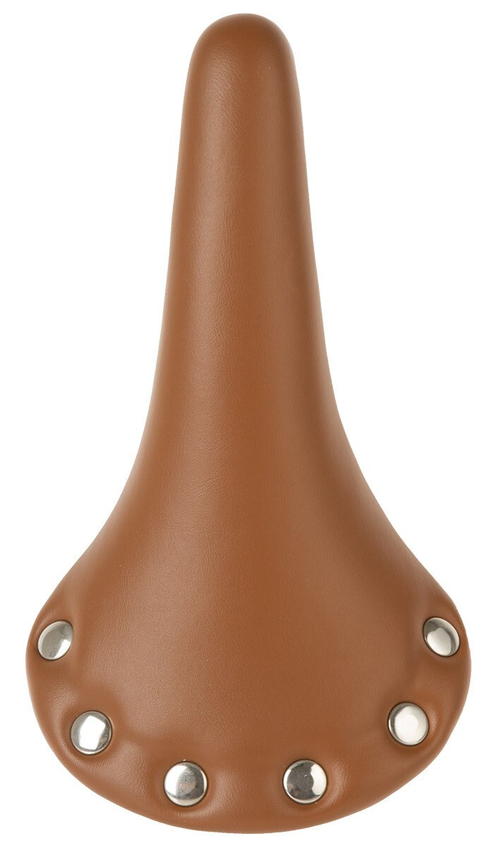Selle pignon fixe marron Factori Rivet pour vélo de ville singlespeed