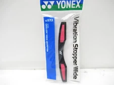 *NEW* YONEX VIBRATION STOPPER WIDE "BLACK/PINK" DAMPENERS FOR TENNIS RACQUETS