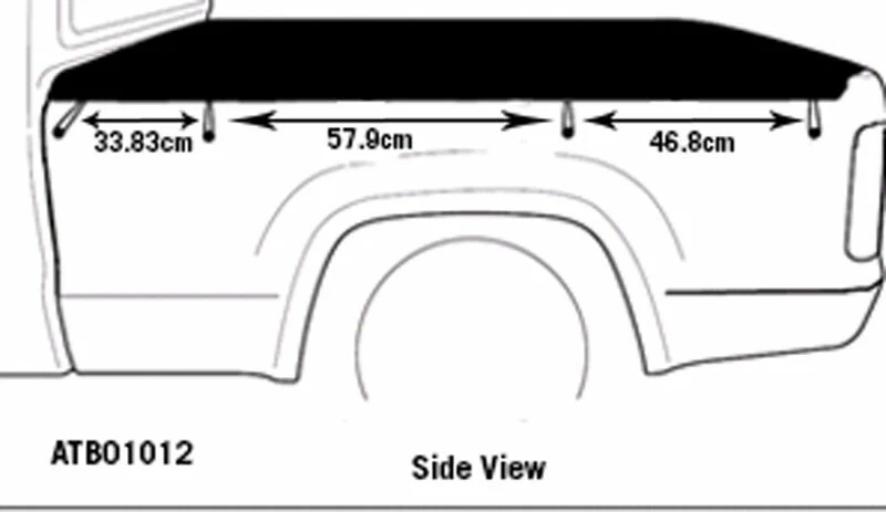 Bunji Tonneau Cover for Ford Courier & Mazda Bravo Dual Cab Ute (1999 to 2006) - image 3 of 4