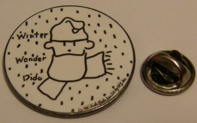 FIDO DIDO 7UP PEPSI SEVEN 7 UP Original  1985 FIDO Vintage Pin Anstecker