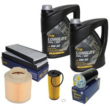 Inspektionspaket Servicekit Audi A6 4F C6 2,7 3,0 TDI bis 10/08 + 10L 5W30 Öl