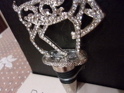 Tappo bottiglia renna strass cristallo Rachel Zoe - Nuovo! - Foto 2 di 4