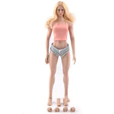 1/6 Seamless Female Body Tbleague Phicen Suntan Action Figure For 12inch Doll