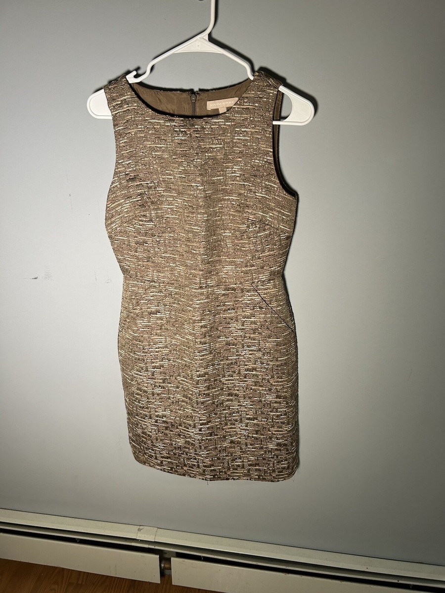 banana republic gold dress Gold Pleated Maxi Dress With Slit by Banana Republic