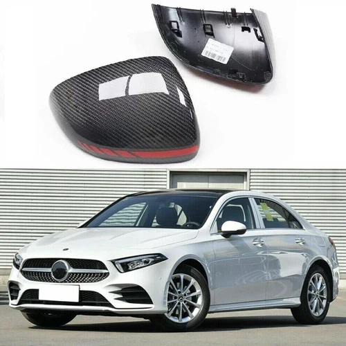 Carbon Fiber Side Mirror Cover Replace For BENZ W177 C118 CLA250 CLA35 AMG W118