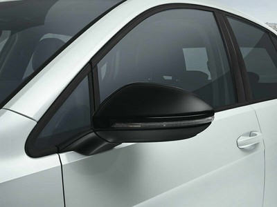 OEM 2018 Genuine Volkswagen GTI Golf High Gloss Black Mirror Caps 