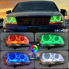 For Dodge Avenger 2008 - 2014 Bluetooth APP Multi Color RGB LED Angel Eyes Kit
