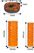 Medium Density Foam Roller Deep Tissue Muscle Massager, Hollow Core-3 In 1
