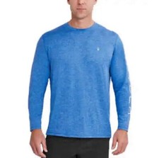 Spyder Men's Swim Surf Sand Sun UPF 50 Quick Dry Rash Guard M blue 47