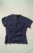 015 Vintage Eclipse Seattle Black Top Blouse Small