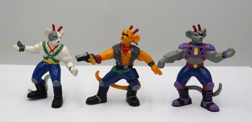 Biker Mice From Mars Bullyland Bully 1994 Figures Approximately 7.5-8 Cm H - Picture 4 of 6