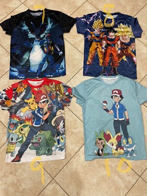 Anime, T-shirt, Yu-gi-oh, Pokémon, stitch, yoda, brand new 