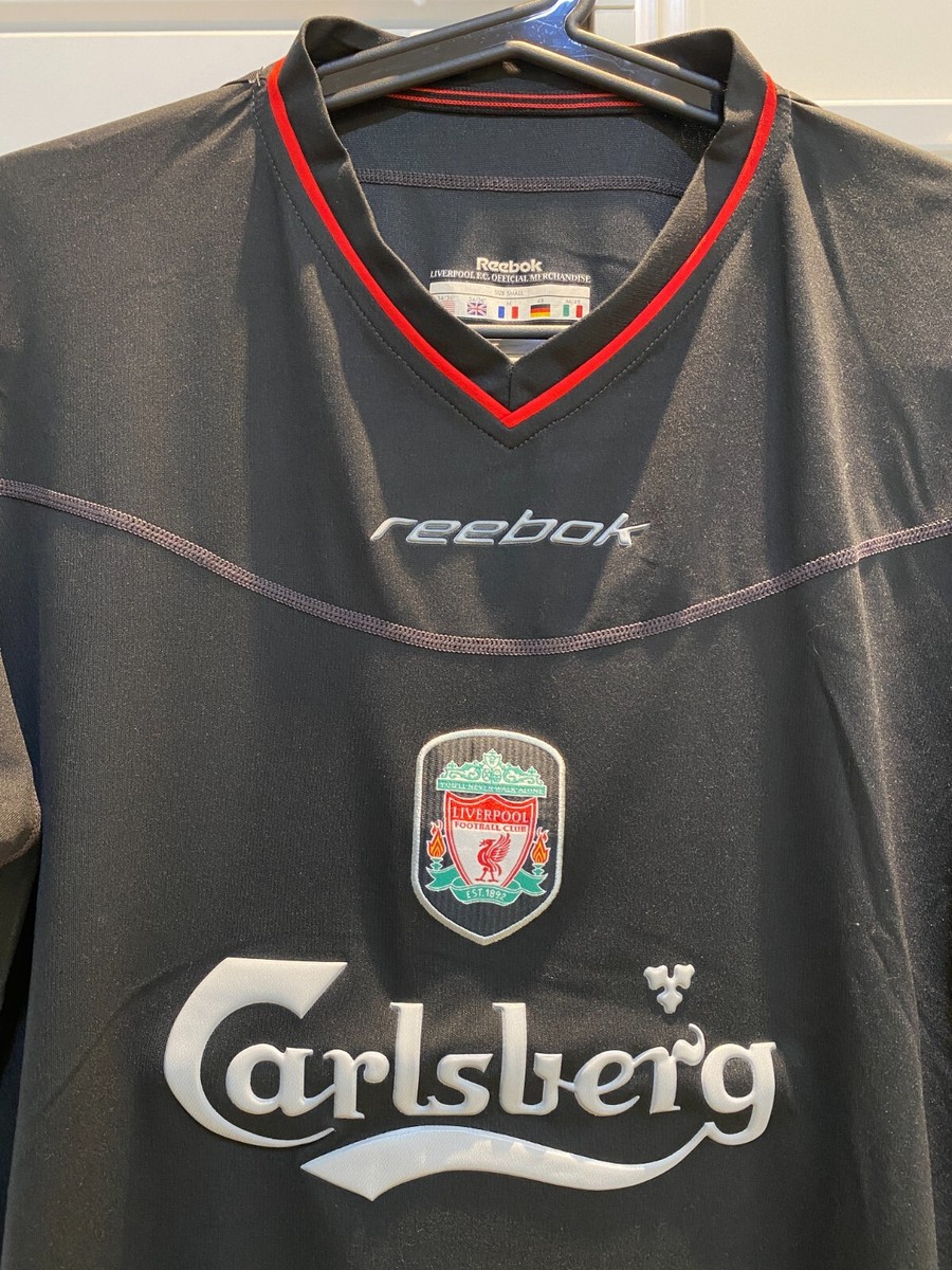 Reebok - Liverpool 2002-2003シーズン レプリカ＆タオルマフラー LIVERPOOL 2002/2003 AWAY #18 RIISE FOOTBALL SHIRT SOCCER