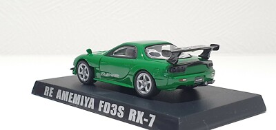 1/64 Aoshima OPTION RE AMEMIYA MAZDA RX-7 FD3S GREEN Initial D