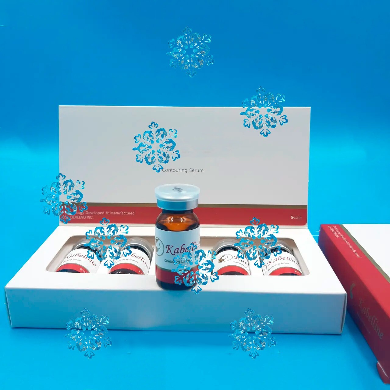 Neobella Contouring Serum for Fat Reduction and Skin Tightening with 5 Vials