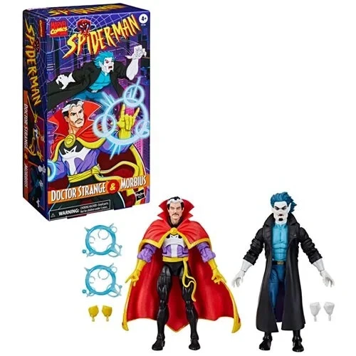 Juego de figuras de acción exclusivo de Spider-Man Marvel Legends Doctor Strange & Morbius Foto 3 de 4