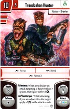 Imperial Assault LCG Miniatures Trandoshan Hunter Alt Art Promo Card