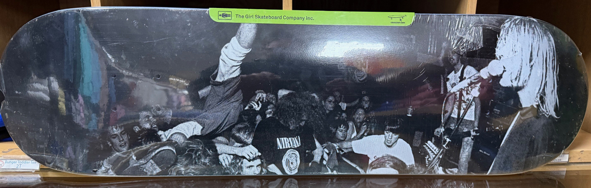 Girl Spike Jonze Nirvana Skateboard Deck Kurt Cobain 8.5 | eBay