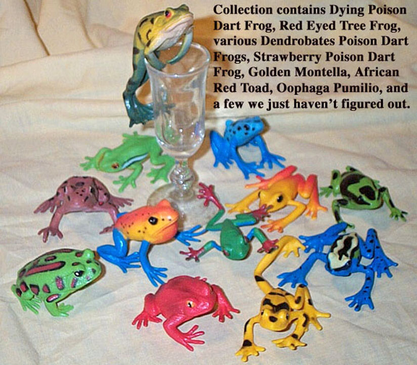 Frog Assortment (12) - PVC