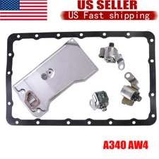 OEM A340 AW4 Transmission Solenoid Service Filter Kit TCC Lock up Shift For Jeep