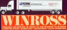 York International Corp Olympic Sponsor '92 Winross Truck