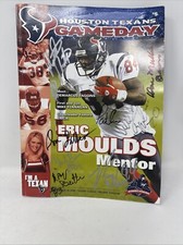Houston Texans Gameday Program November 19,2006 Signatures