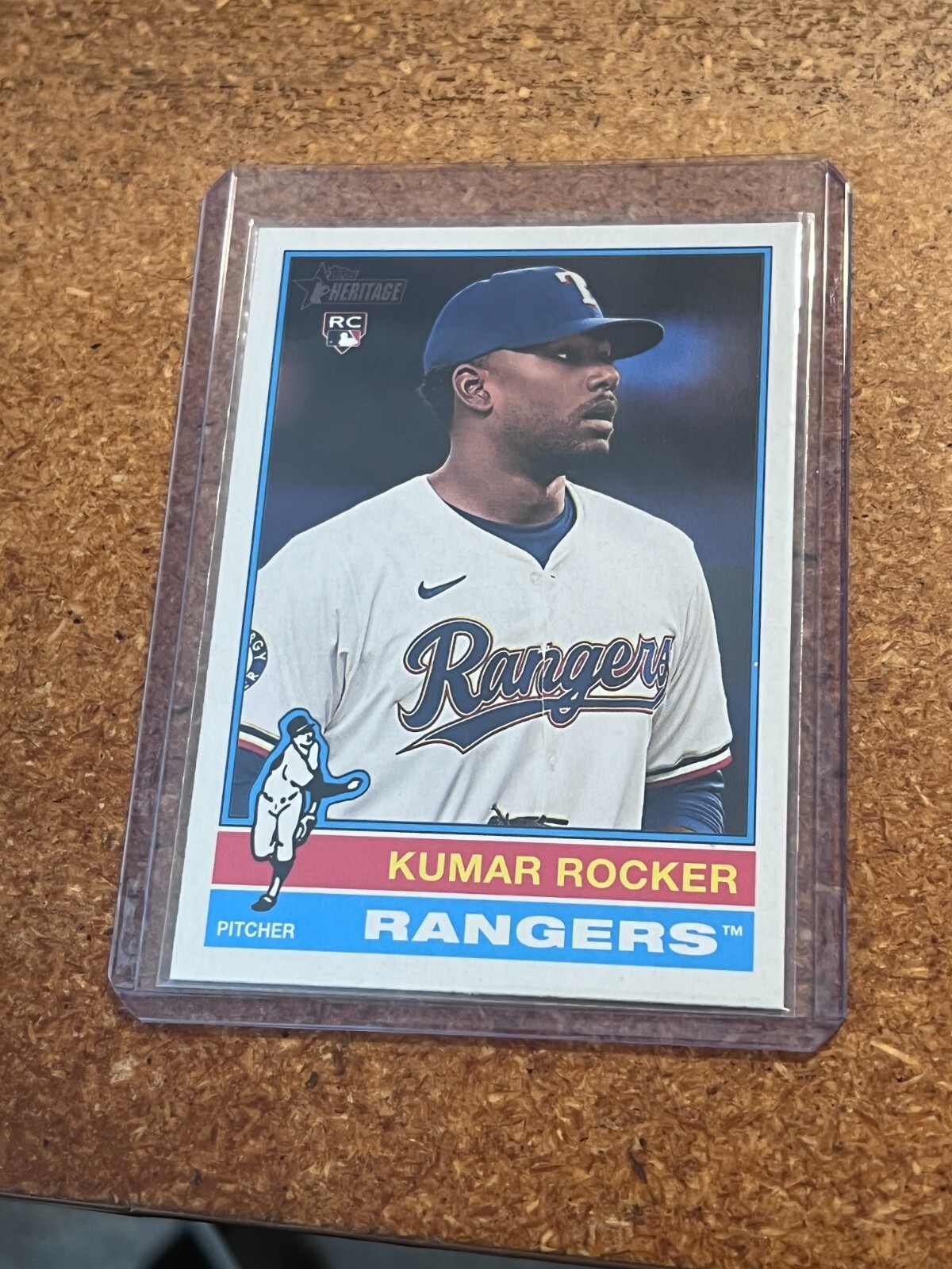 2025 Topps Heritage Baseball # 179 Kumar Rocker RC