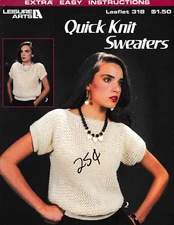 Quick Knit Sweaters | Leisure Arts 318