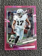 🔥1/1! DAVANTE ADAMS 2023 DONRUSS CLEARLY PINK ACETATE REFRACTOR #d 01/10!🔥RAMS