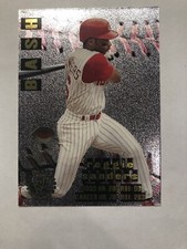 1996 Stadium Club Bash and Burn #BB3 Reggie Sanders 