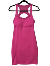Fabletics Athletic Dress Womens S Pink Mini Tropez Athleisure Stretchy Cutout