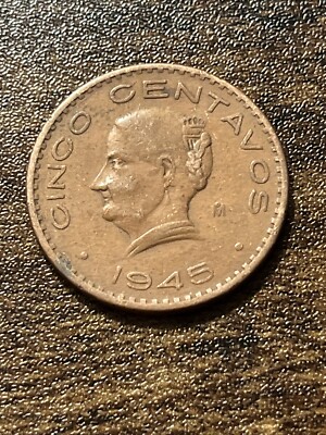 1945年メキシコ 5センタボス  1945 Mexico Cinco Centavos Actual Coin TK8555* | eBay