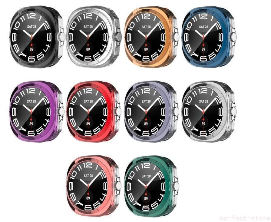 TPU Soft Screen Protector Bumper Case Cover For Samsung Galaxy Watch 7 Ultra 47m - Image 4 of 4