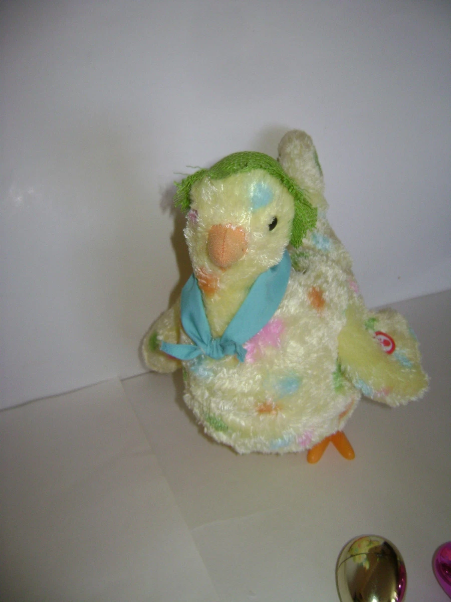 Hallmark chicken laying eggs top toy