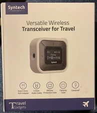 Syntech Bluetooth Transmitter Receiver for Airplane with Extra Dual 3.5Mm Jack 